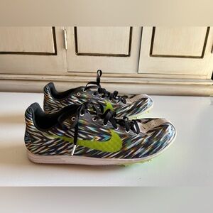 Womens NIKE Zoom Rival D Multicolor Track Running Shoes Size 7.5